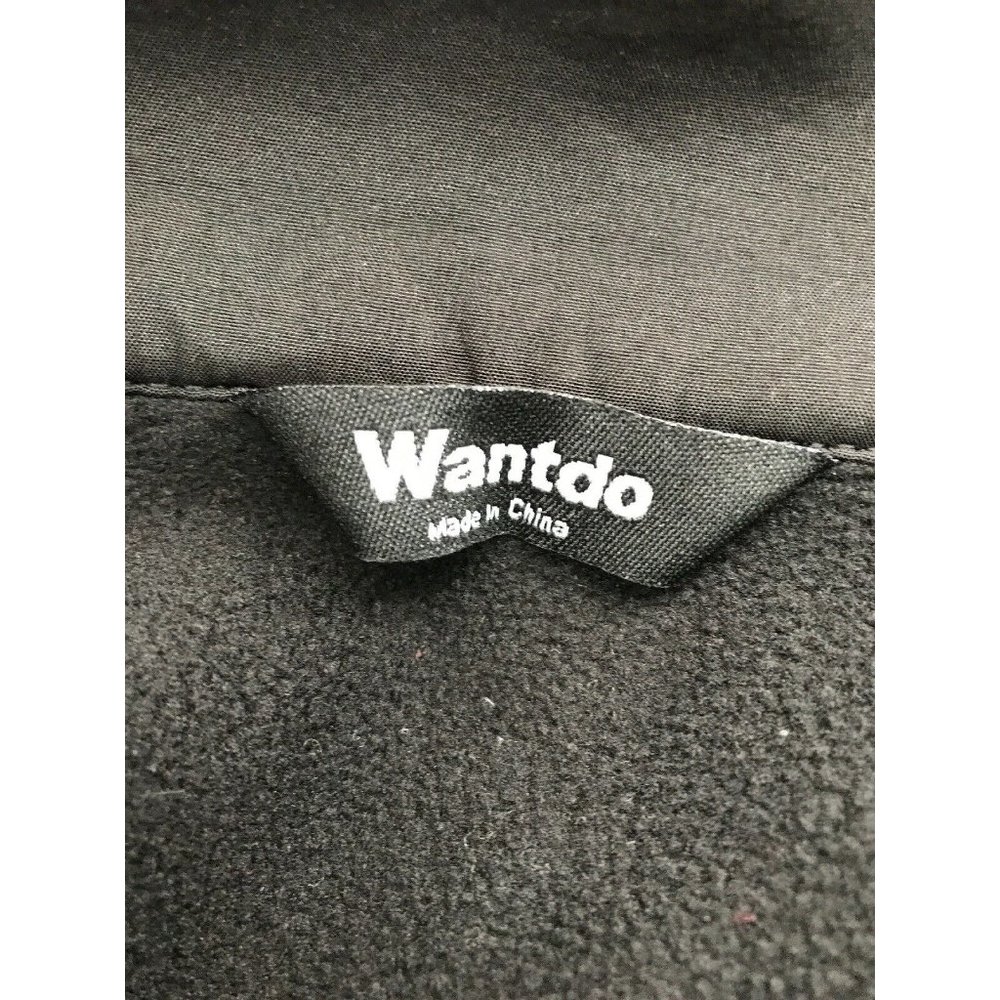 NWT Wantdo Men's Waterproof Mountain Sweatshirt Windproof Black, 1/4 Zip Large L - Picture 7 of 8